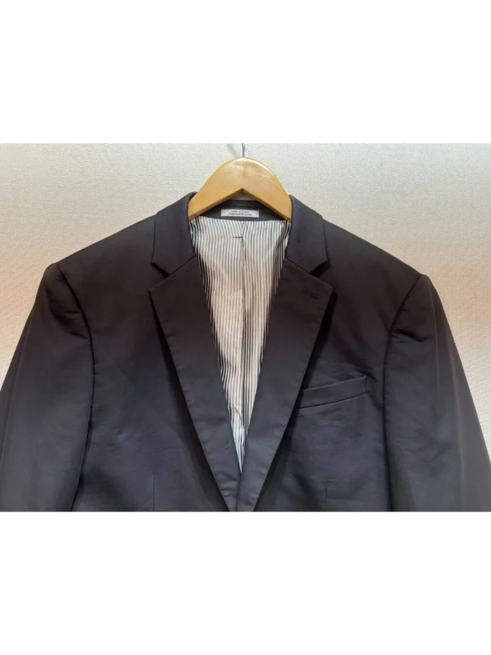 Express Men's Fitted Photographer Sport Blazer Coat Size 40R Gray Long Sleeve